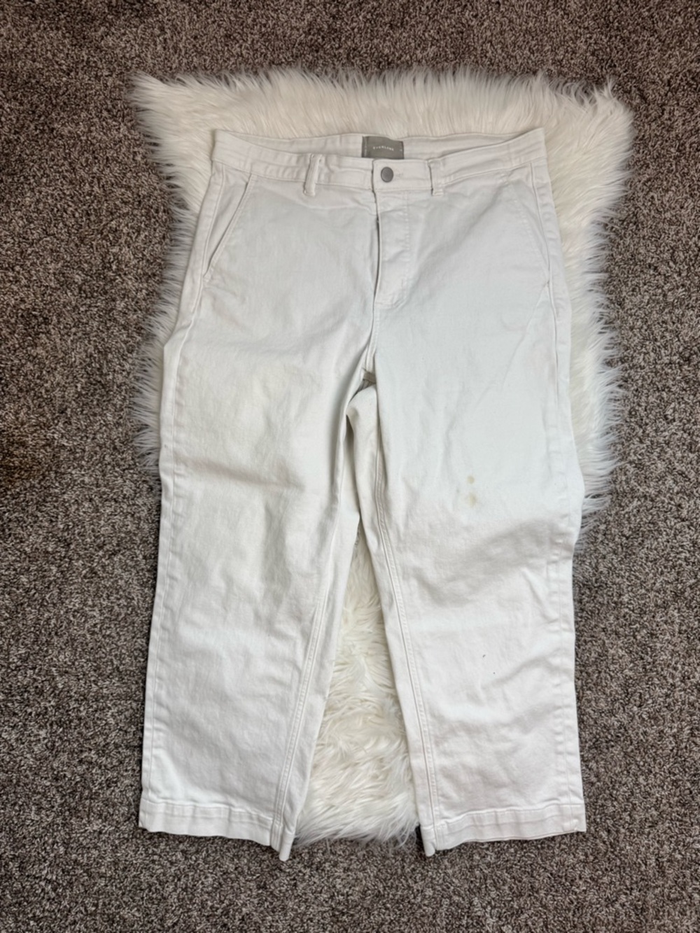 Everlane white Cropped Pants